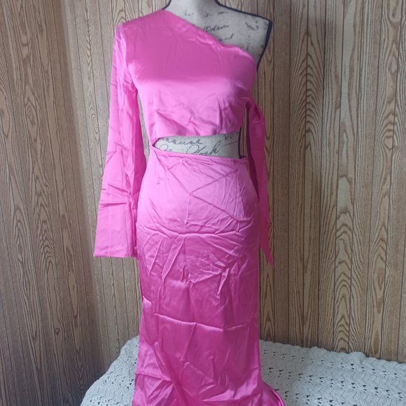 Silk Mason Pink Palace Silk Dress - Picture 5 of 9